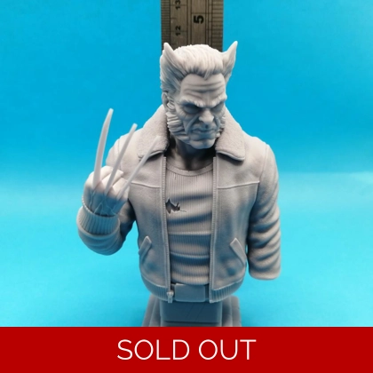 Old Man Logan - Wolverine - Resin 3D Printed Bust Old Man Logan - Wolverine - Resin 3D Printed Bust